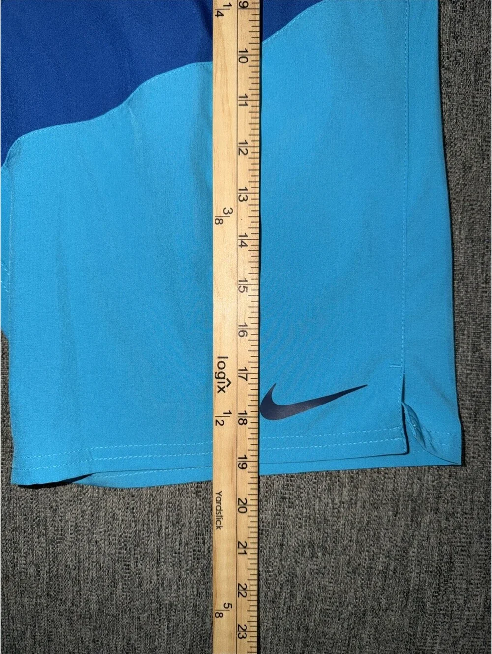 Nike Men’s Small Color Surge Volley Swim Shorts Blue Lightning NESSD470-480 NWT
